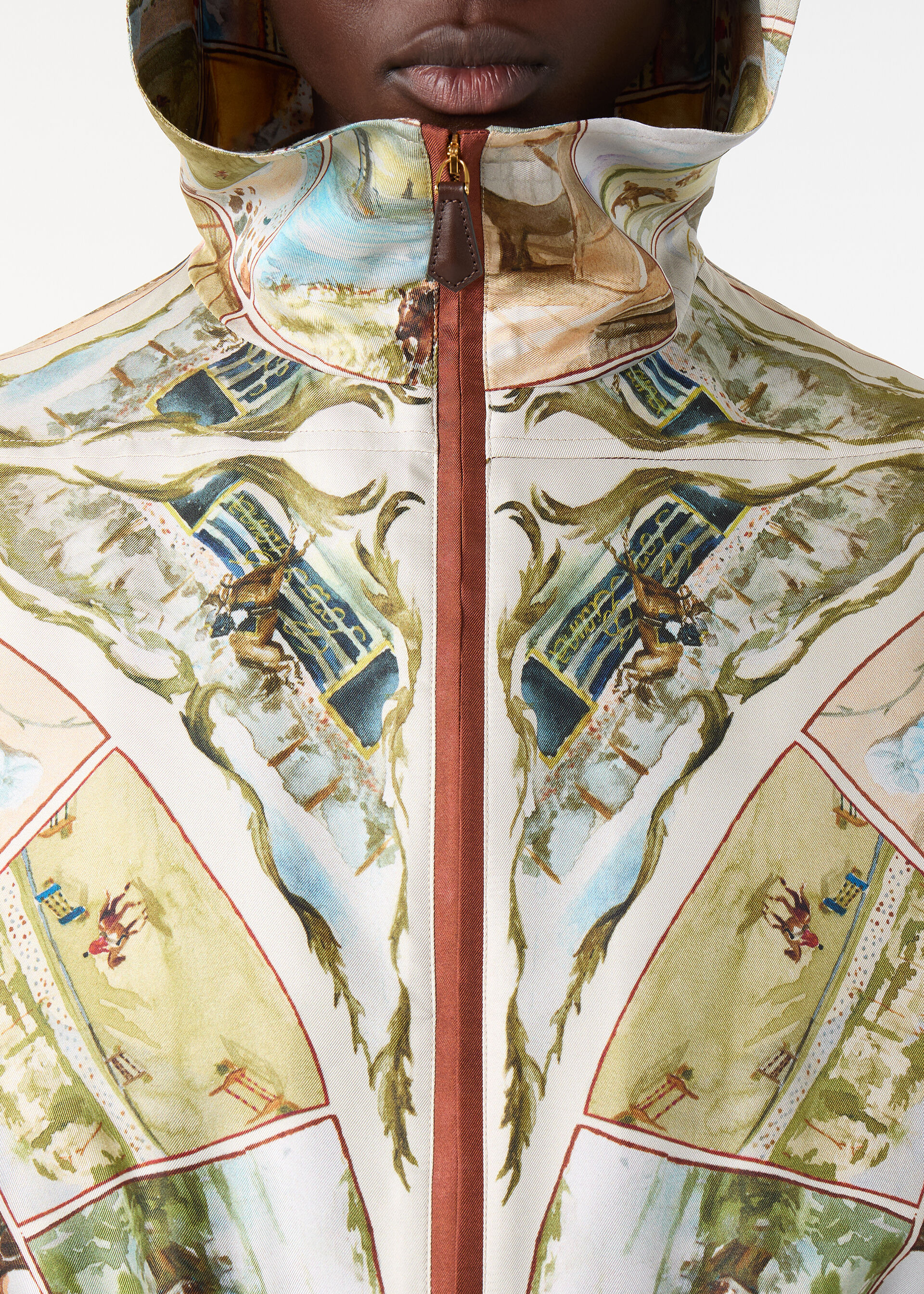 RAFAEL BOMBER LORO PIANA ARENA SILK TWILL