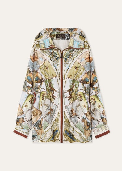 RAFAEL BOMBER LORO PIANA ARENA SILK TWILL