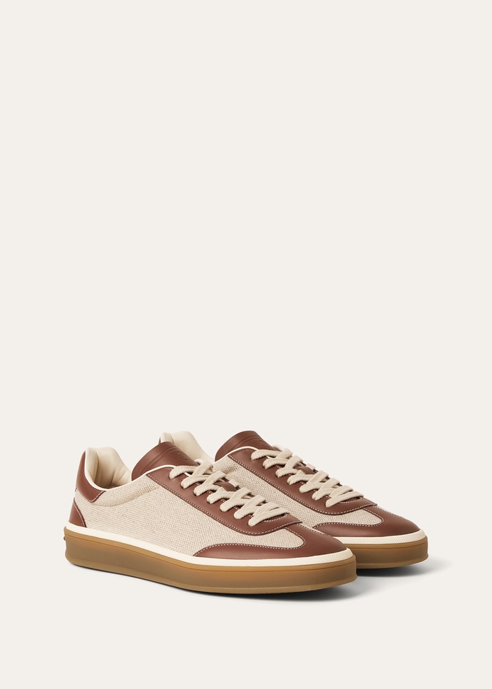TENNIS WALK NATURAL CANVAS & CALF_FAQ1747_B4AU_3