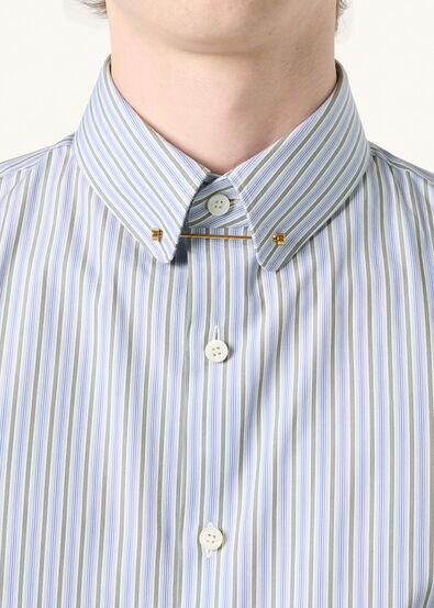 ELIA PENNY BAR COLLAR SHIRT COTTON GLASGOW