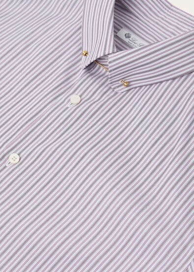 ELIA PENNY BAR COLLAR SHIRT COTTON GLASGOW