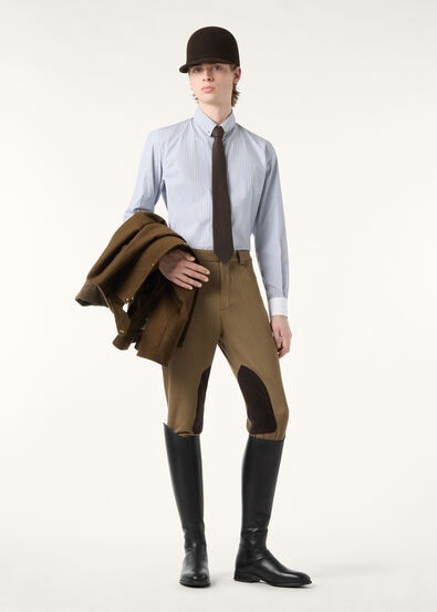 ELIA PENNY BAR COLLAR SHIRT COTTON GLASGOW