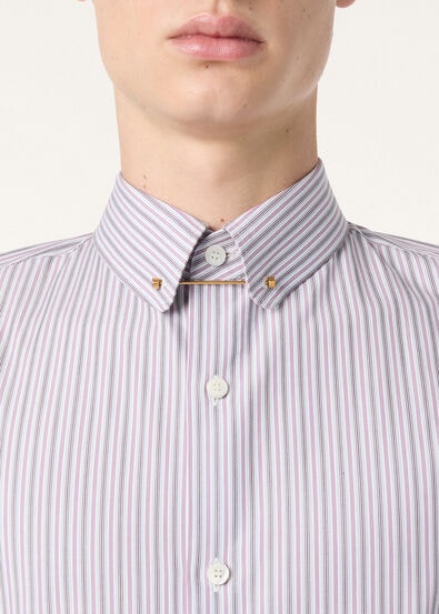 ELIA PENNY BAR COLLAR SHIRT COTTON GLASGOW