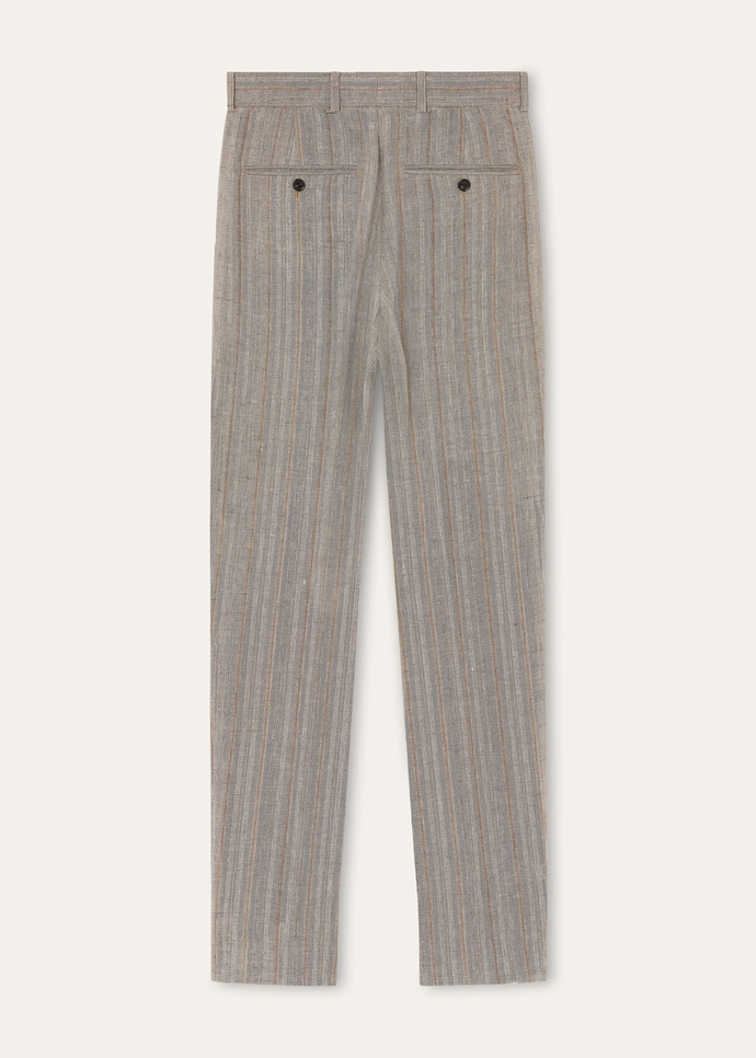 STAFFORD TROUSERS LIGHT LINEN CHEVRON_FAQ1830_F7C4_6