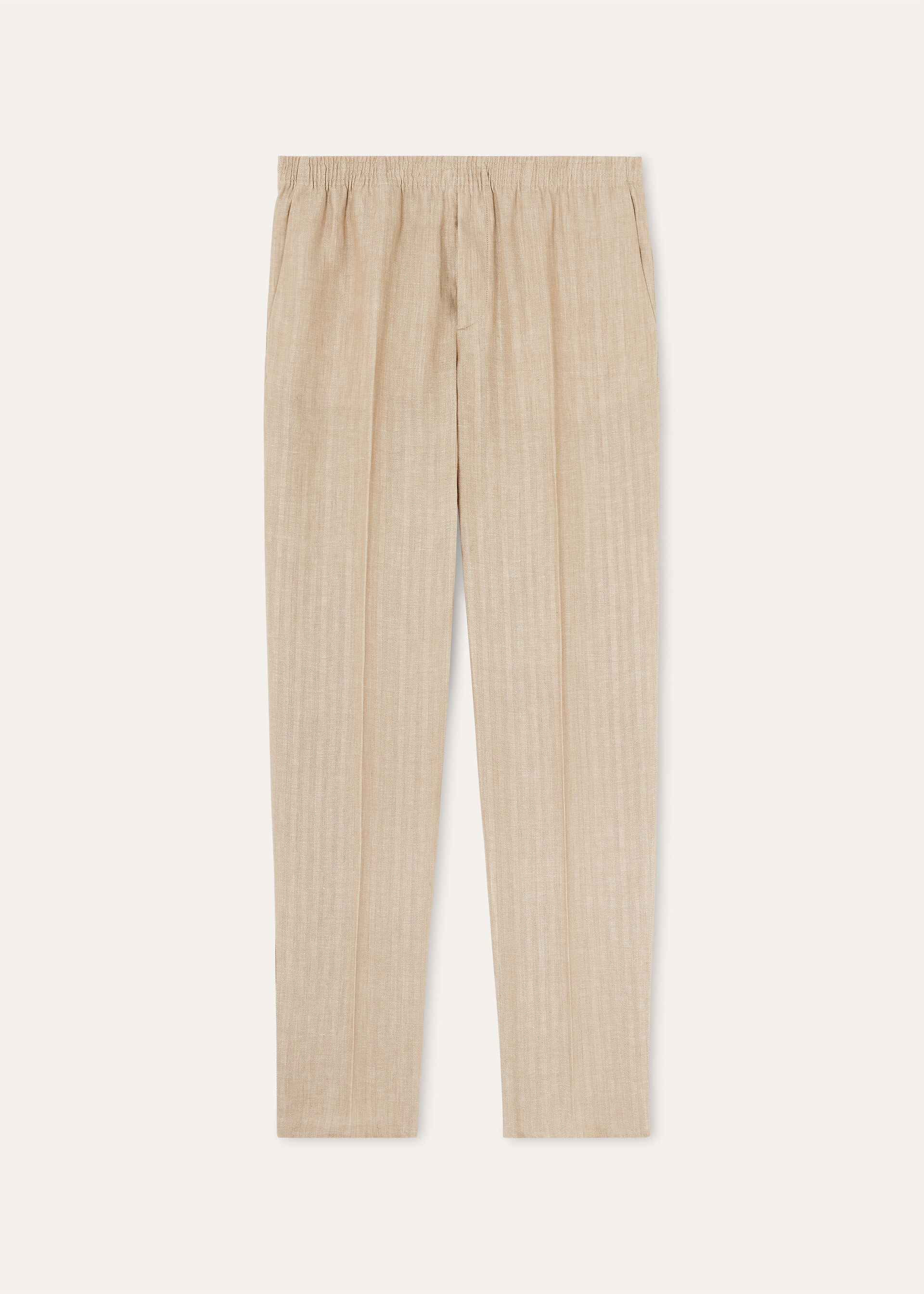 JAN TROUSERS LINEN HERRINGBONE