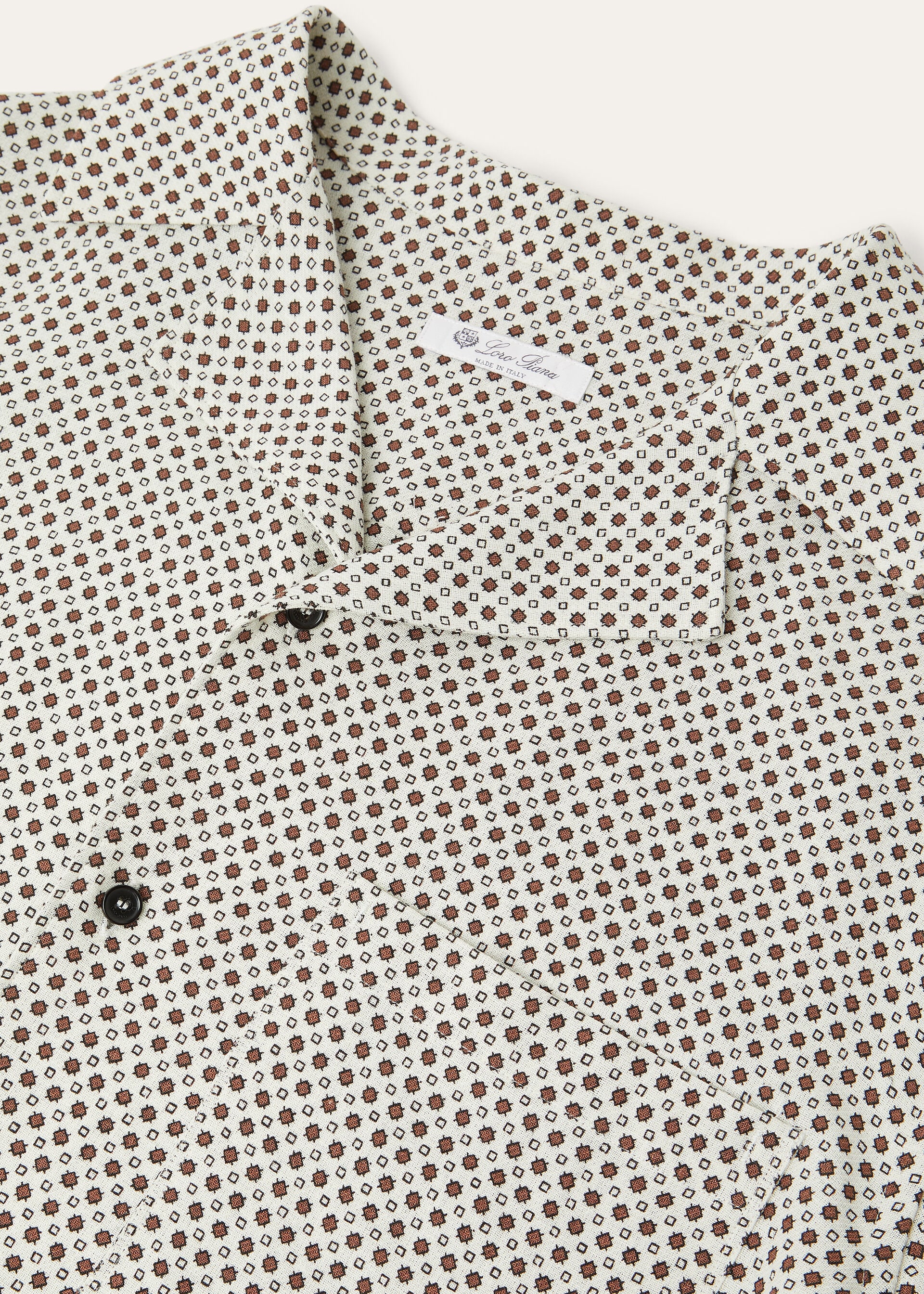 FEDERICO SHIRT SS LORO PIANA CARDO SOLARE