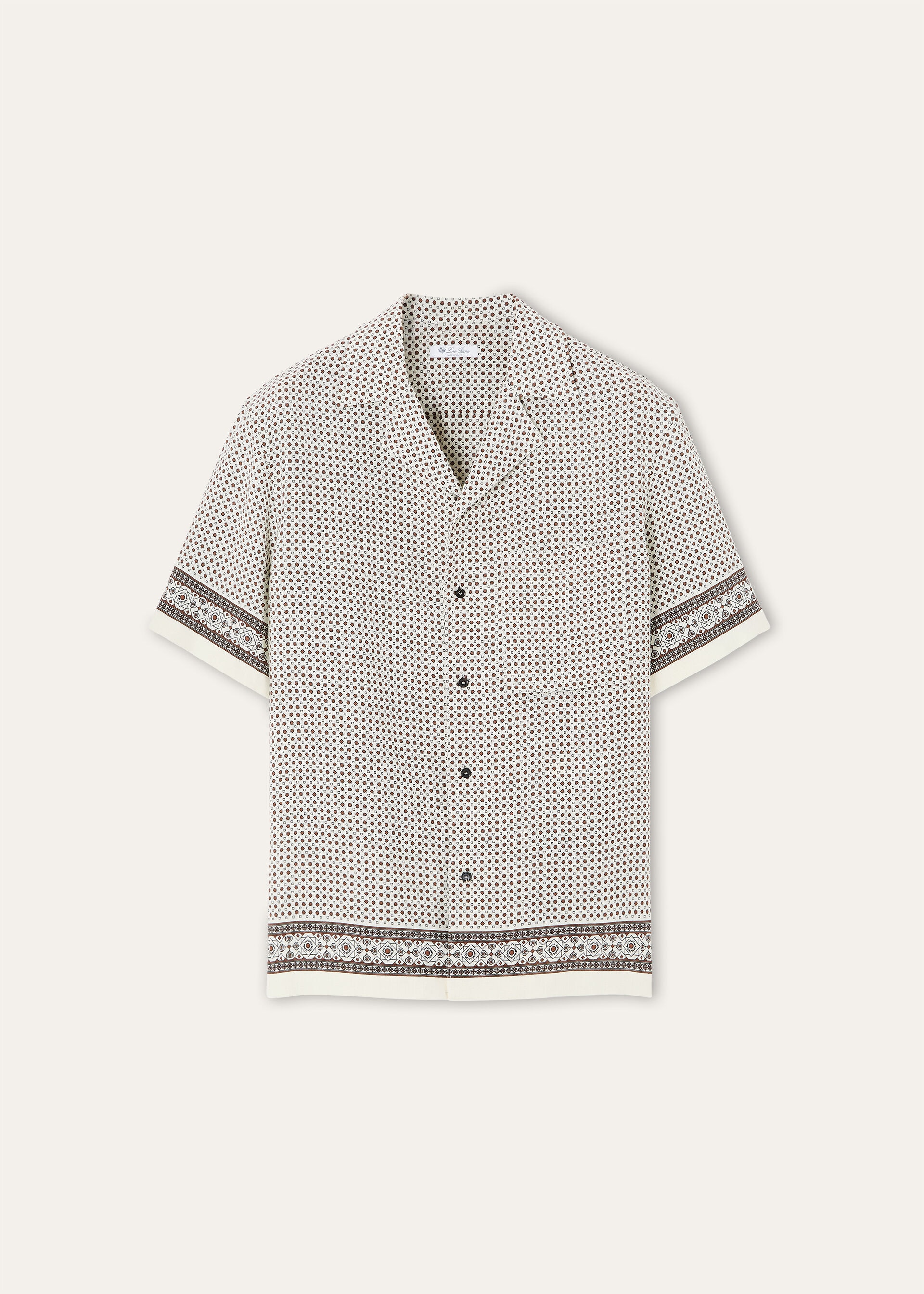 FEDERICO SHIRT SS LORO PIANA CARDO SOLARE