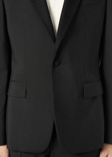 HIGHGROVE NOTCH SB SUIT TUX MOHAIR PLAIN WEAVE