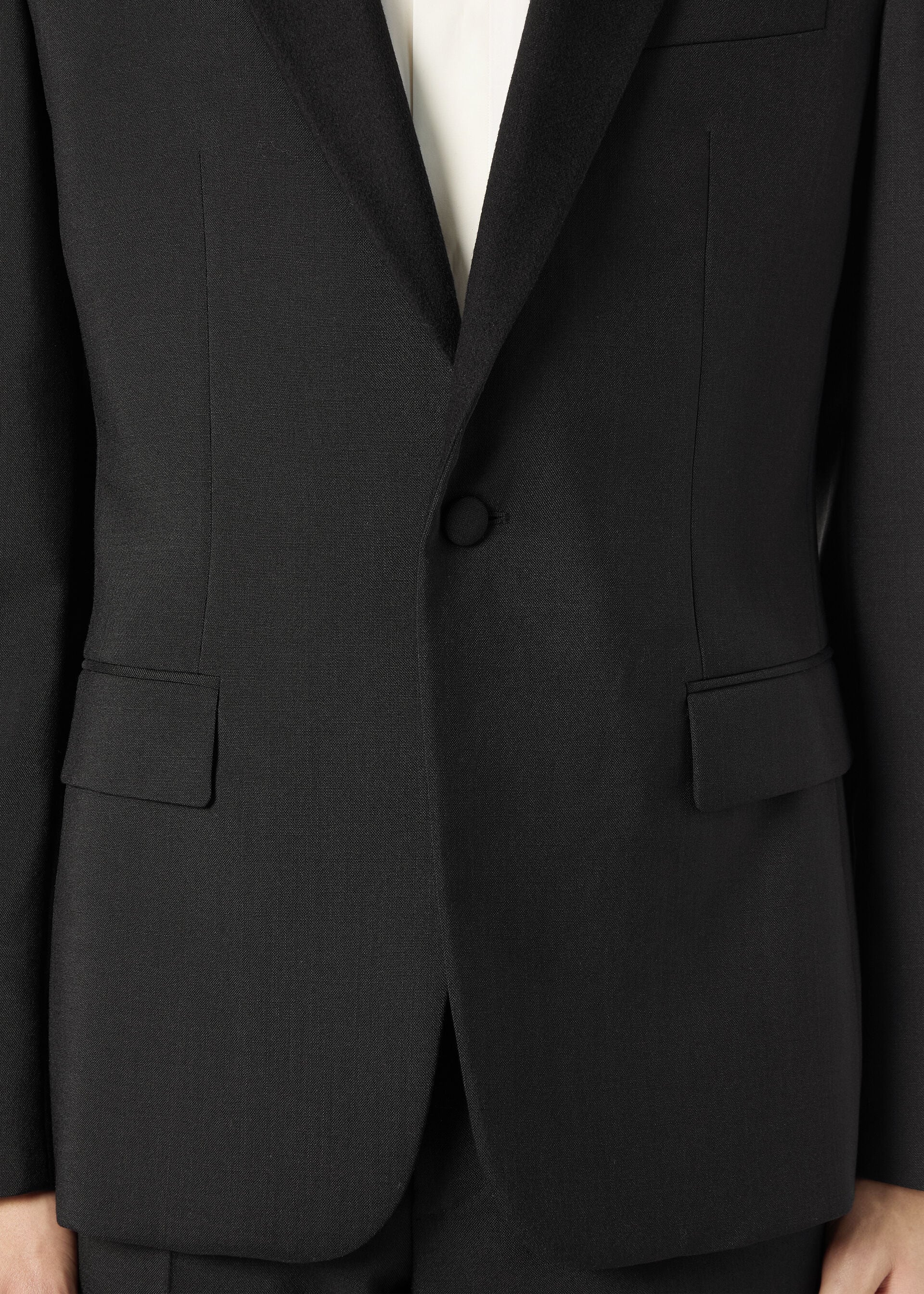 HIGHGROVE NOTCH SB SUIT TUX MOHAIR PLAIN WEAVE