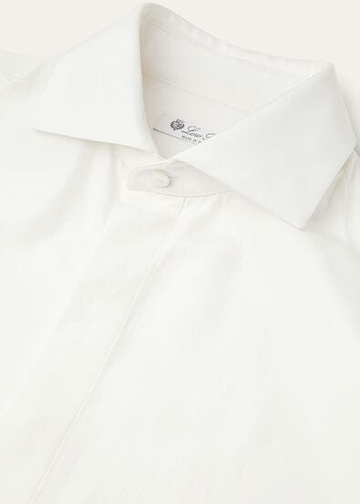 FILIPPO TUX SHIRT COTTON SILK POPELINE