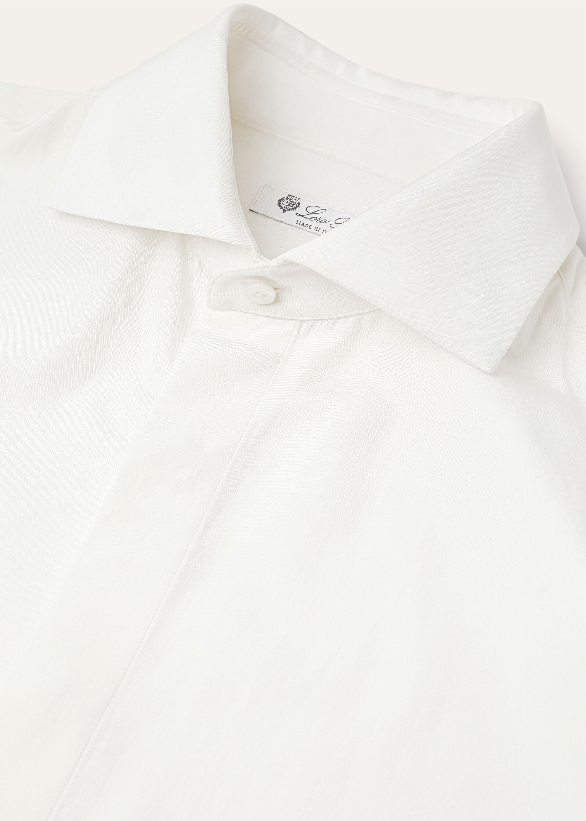 FILIPPO TUX SHIRT COTTON SILK POPELINE