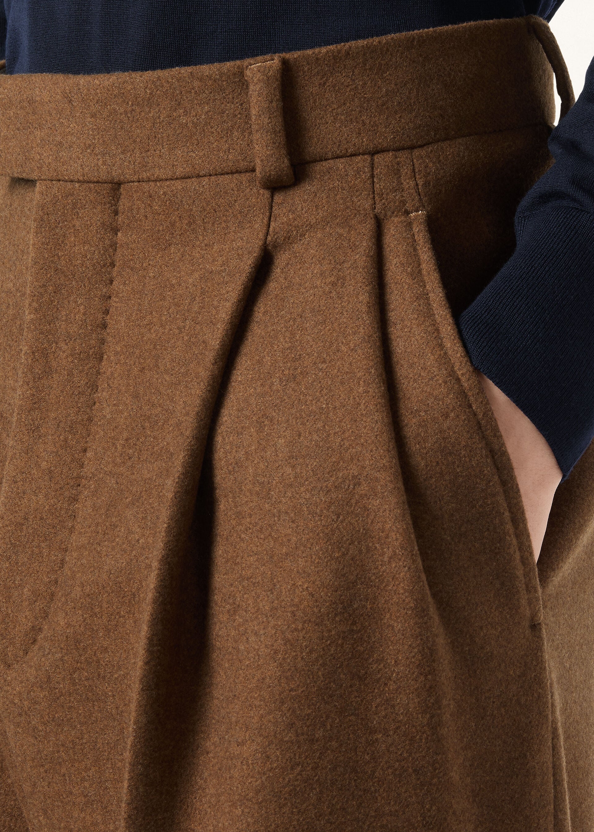 HUBERT TROUSERS HEAVY FELTED WISH CASH