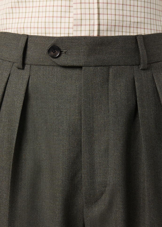 STAFFORD TROUSERS WOOL CANVAS MELANGE_FAQ1914_51DC_2