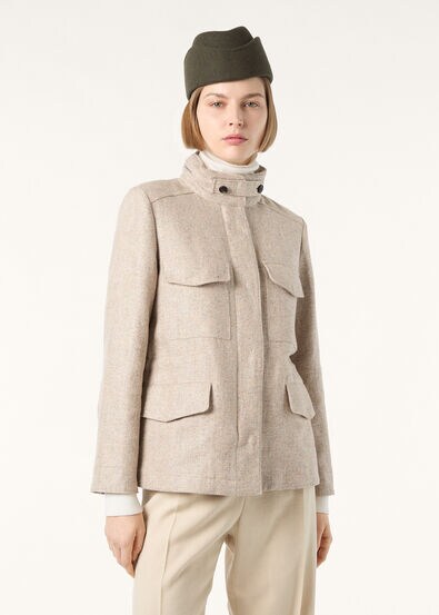 TRAVELLER MINI FIELD JACKET LINEN COTT MALFILE'