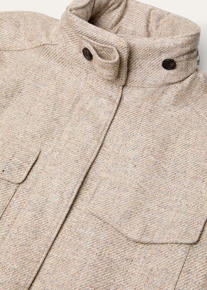 TRAVELLER MINI FIELD JACKET LINEN COTT MALFILE'_FAQ1922_F7BX_7