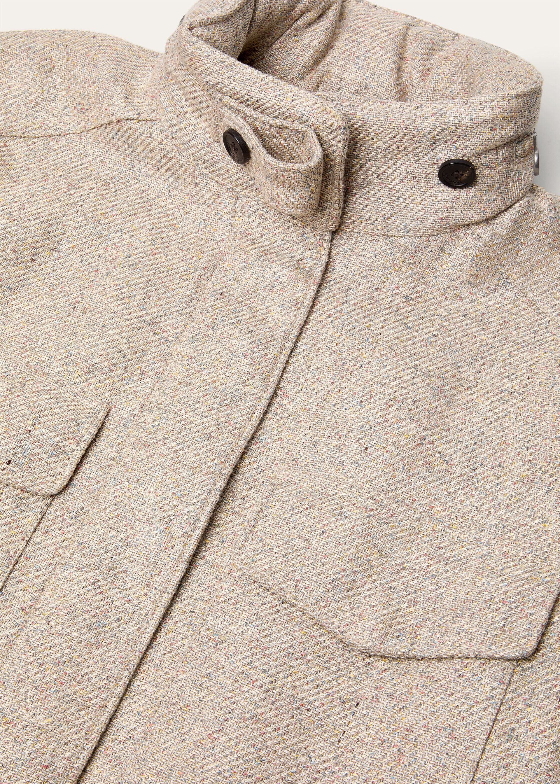 TRAVELLER MINI FIELD JACKET LINEN COTT MALFILE'