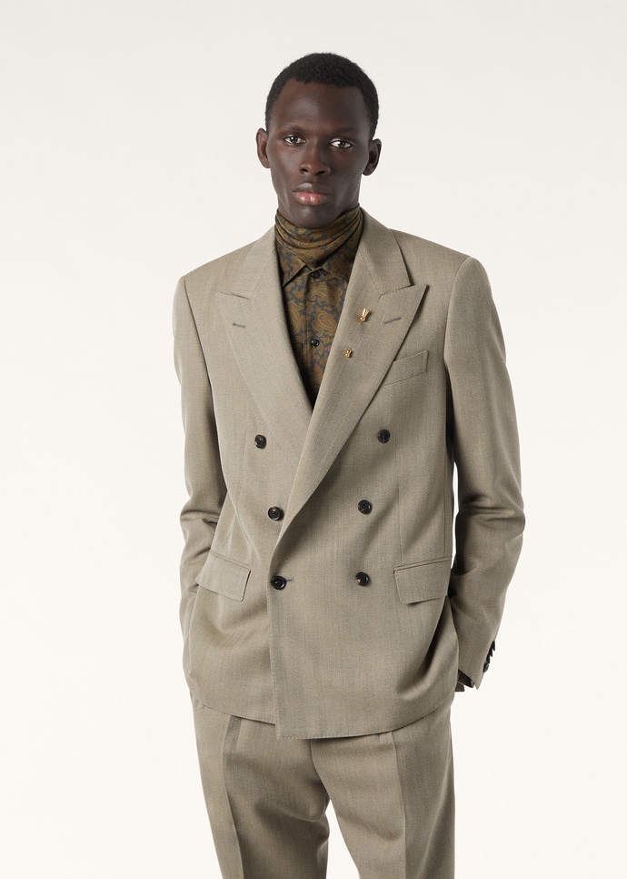 MILANO PEAK DB SUIT WOOL MOULINE' CHEVRON_FAQ1948_F6ZL_3