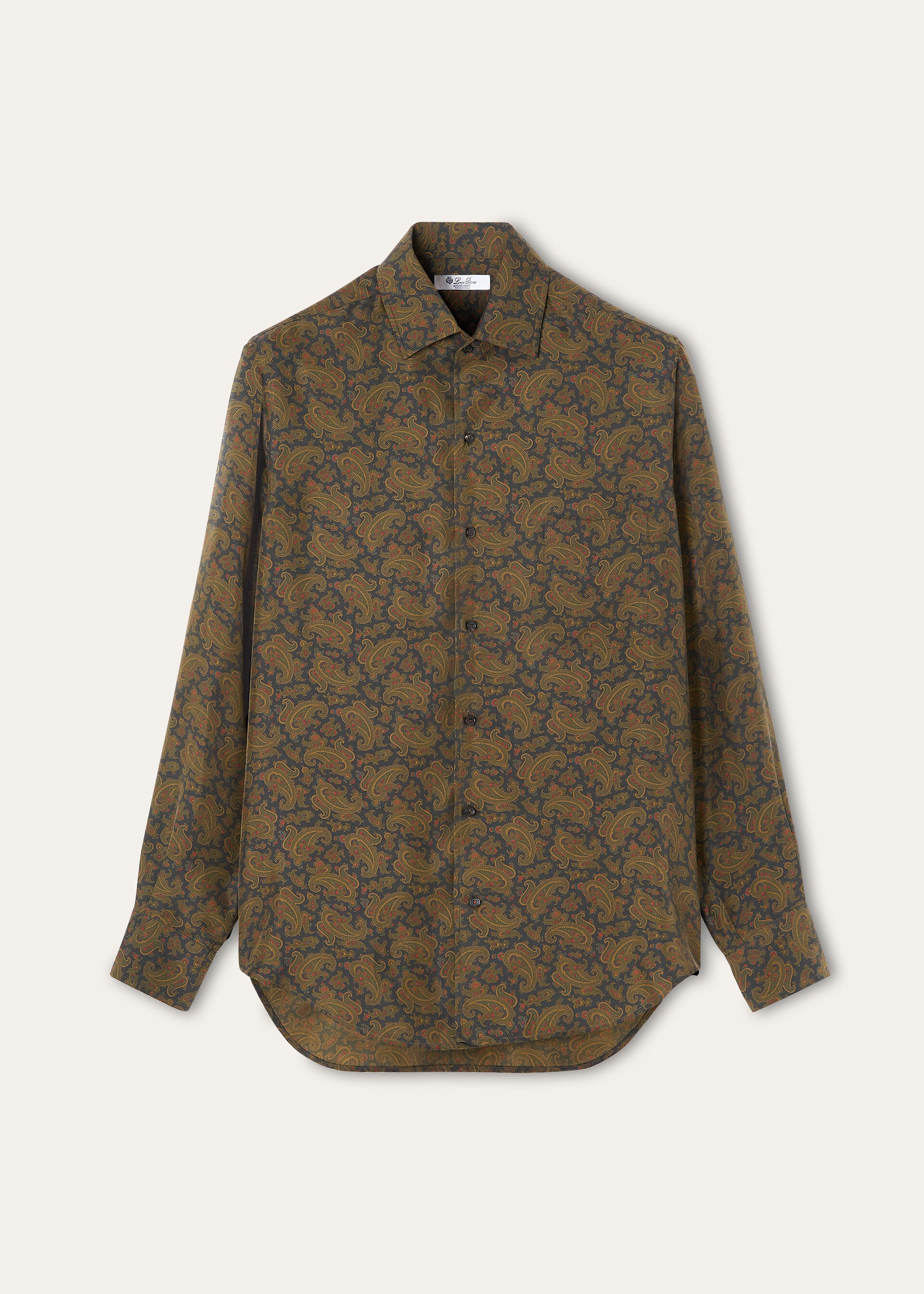 ANDRE' SHIRT ROYAL PAISLEY OVERDYED