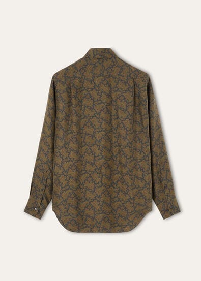 ANDRE' SHIRT ROYAL PAISLEY OVERDYED