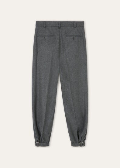 SCOTT TROUSERS WOOL CASH FLANNEL
