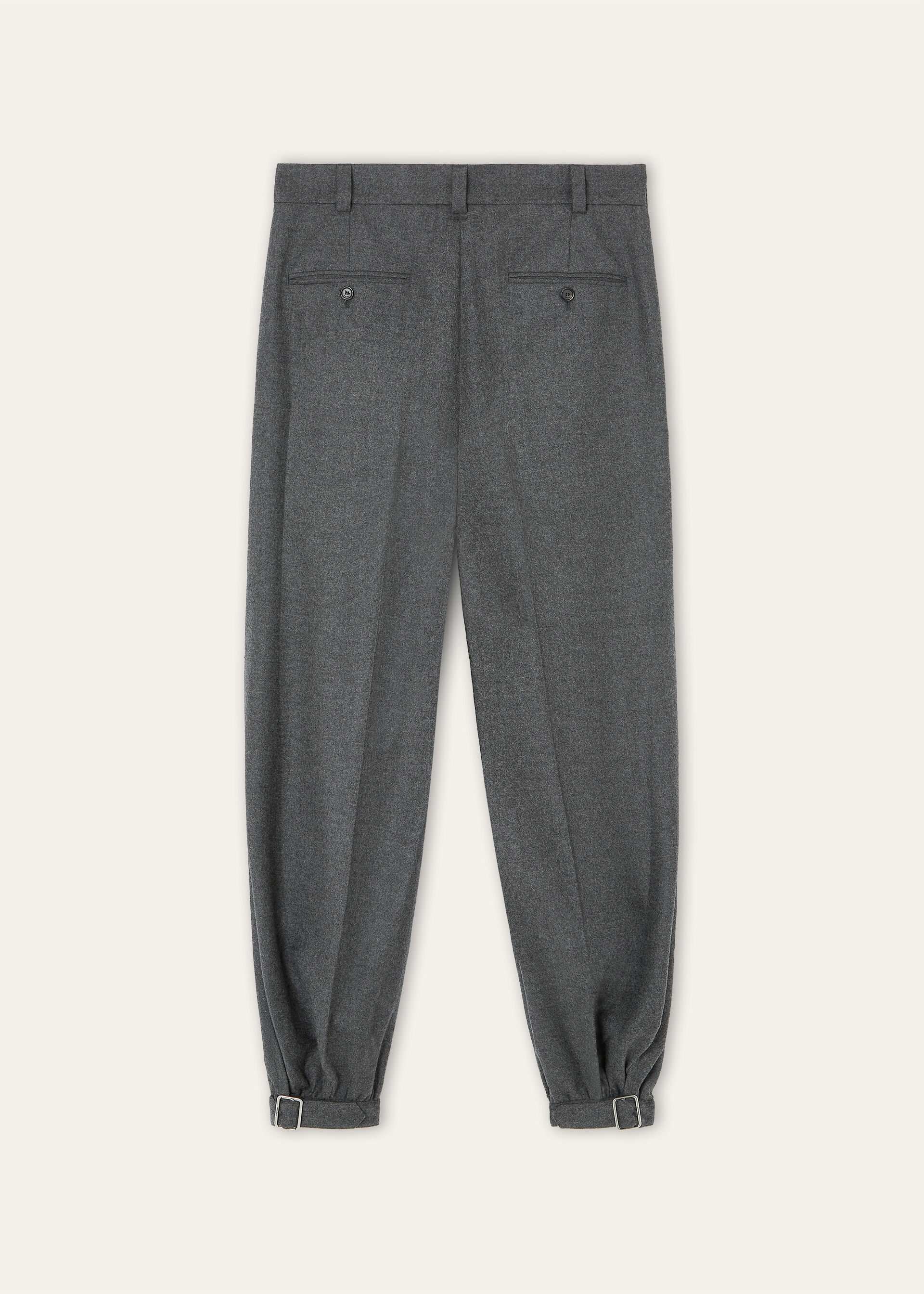 SCOTT TROUSERS WOOL CASH FLANNEL