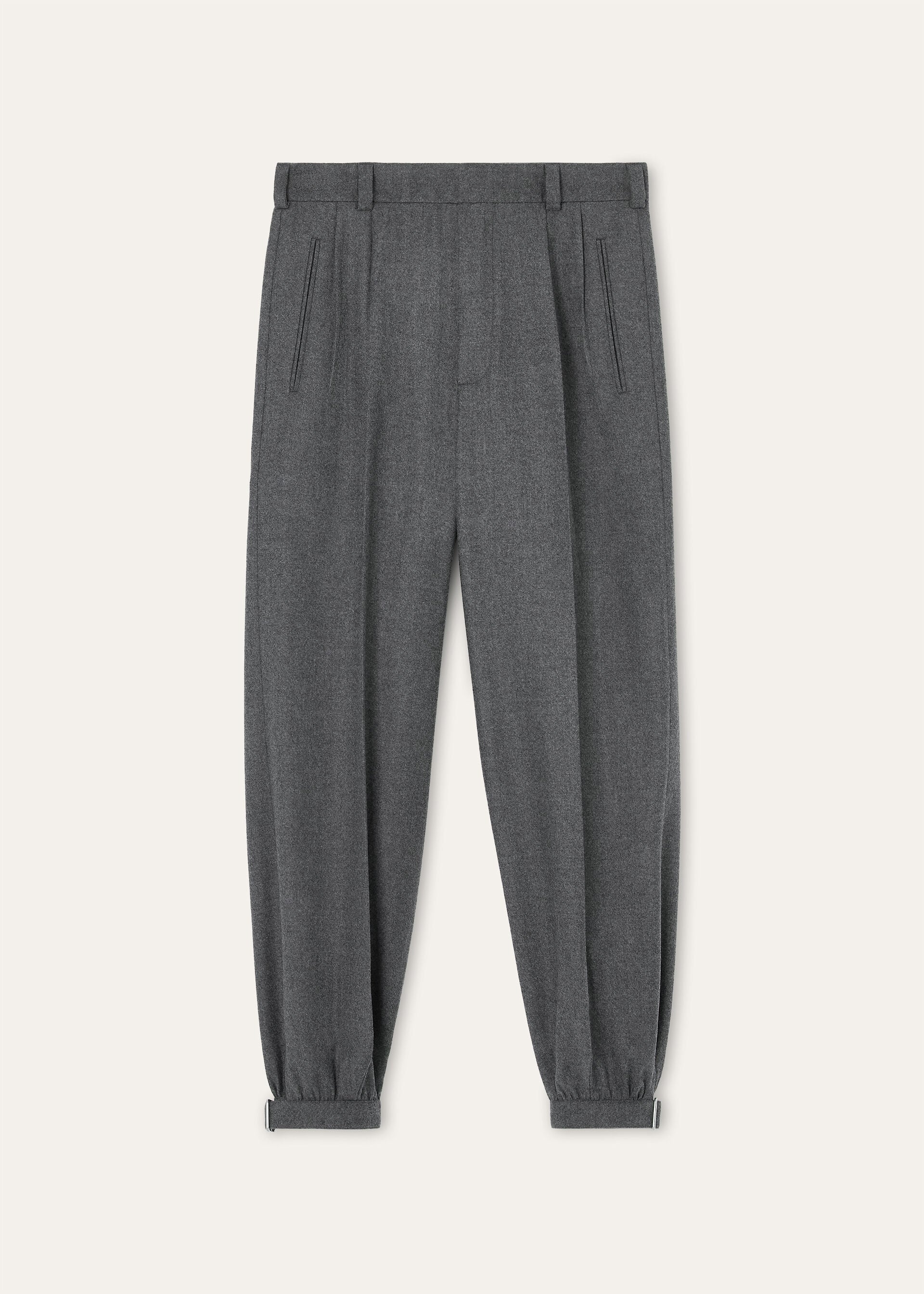 SCOTT TROUSERS WOOL CASH FLANNEL