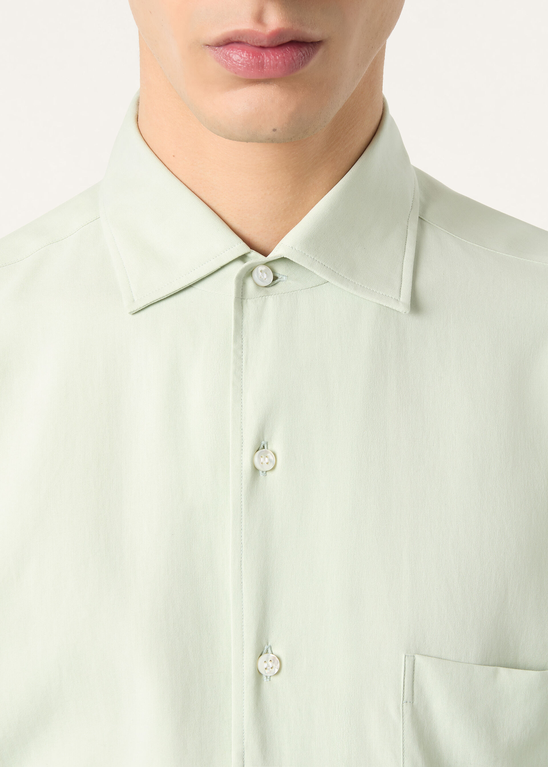 ANDRE' SHIRT PORCELAIN SILK