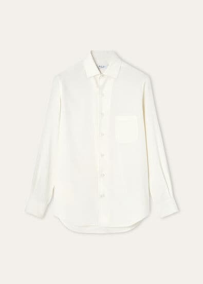 ANDRE' SHIRT PORCELAIN SILK