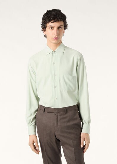 ANDRE' SHIRT PORCELAIN SILK