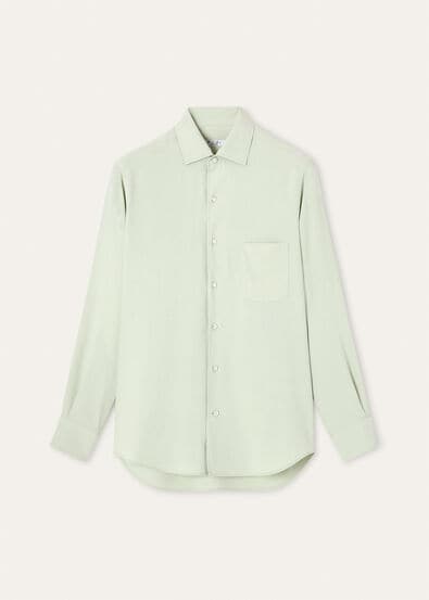 ANDRE' SHIRT PORCELAIN SILK