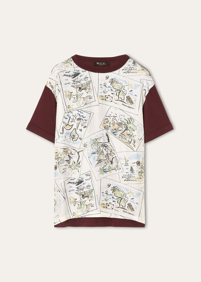 MAZZORBO T-SHIRT SILK COTTON RIB