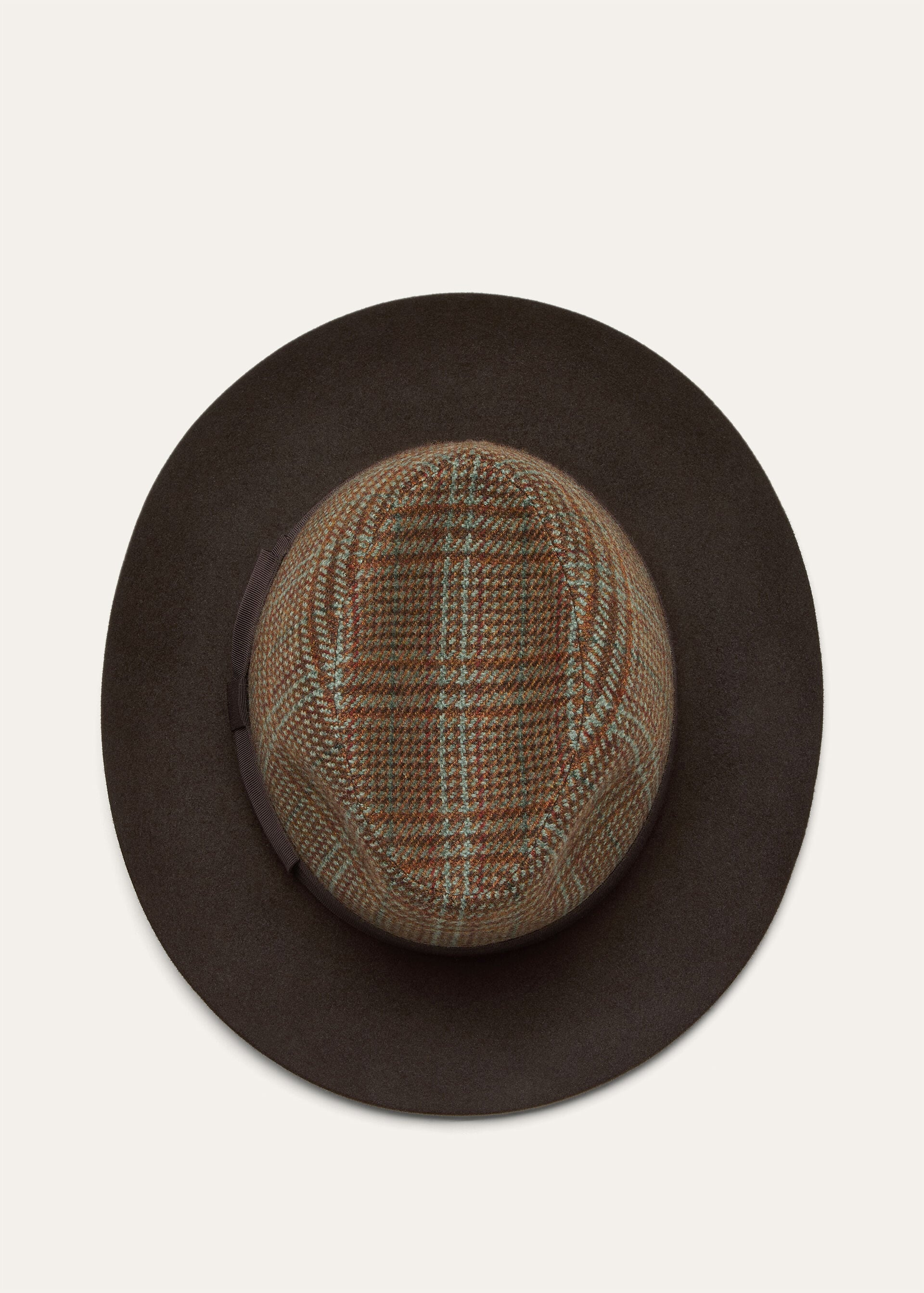 SERGIO HAT MY FELT BABY CASH & ELGIN CHECK