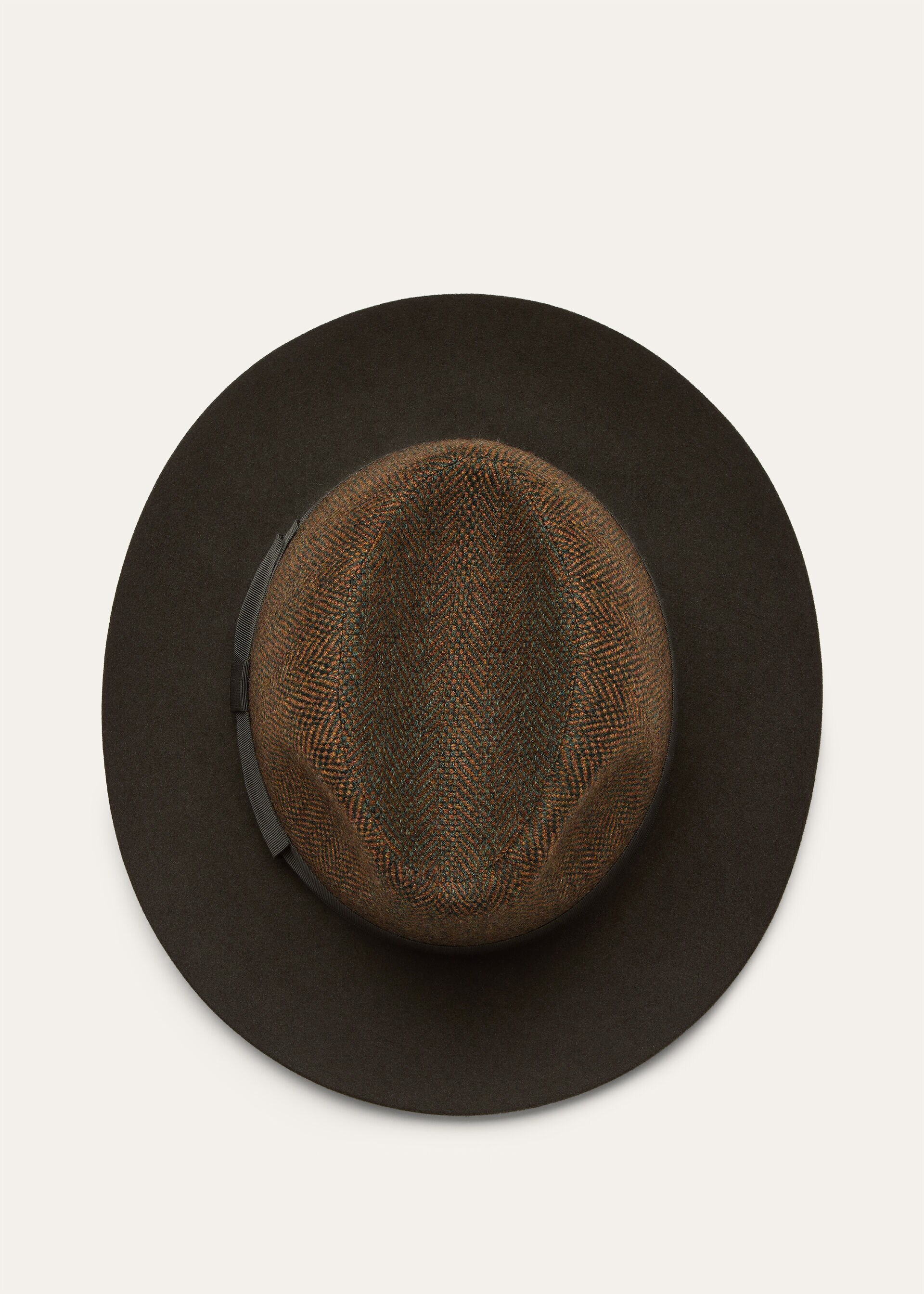 SERGIO HAT MY FELT BABY CASH & ELGIN CHECK