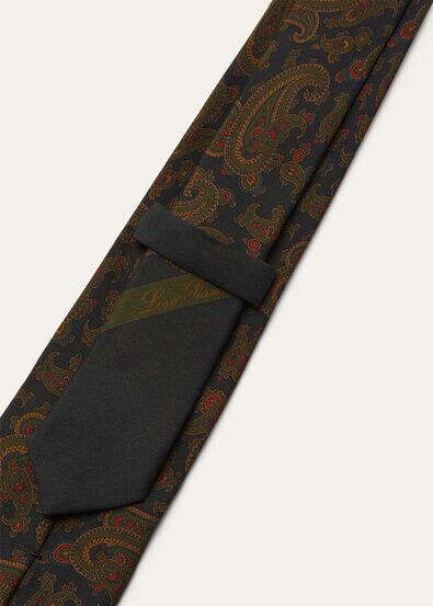 ROYAL PAISLEY TIE 8 SILK TWILL OVERDYED