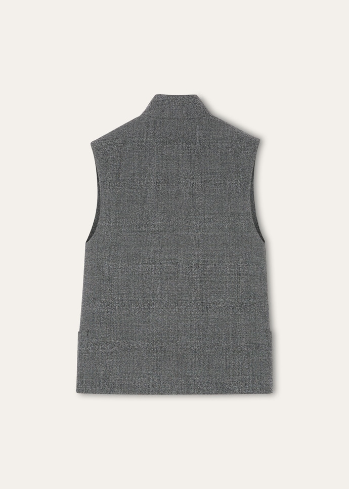 WARWICK VEST WOOL PRINCE OF WALES MOULINE'_FAQ2028_F6ZQ_6
