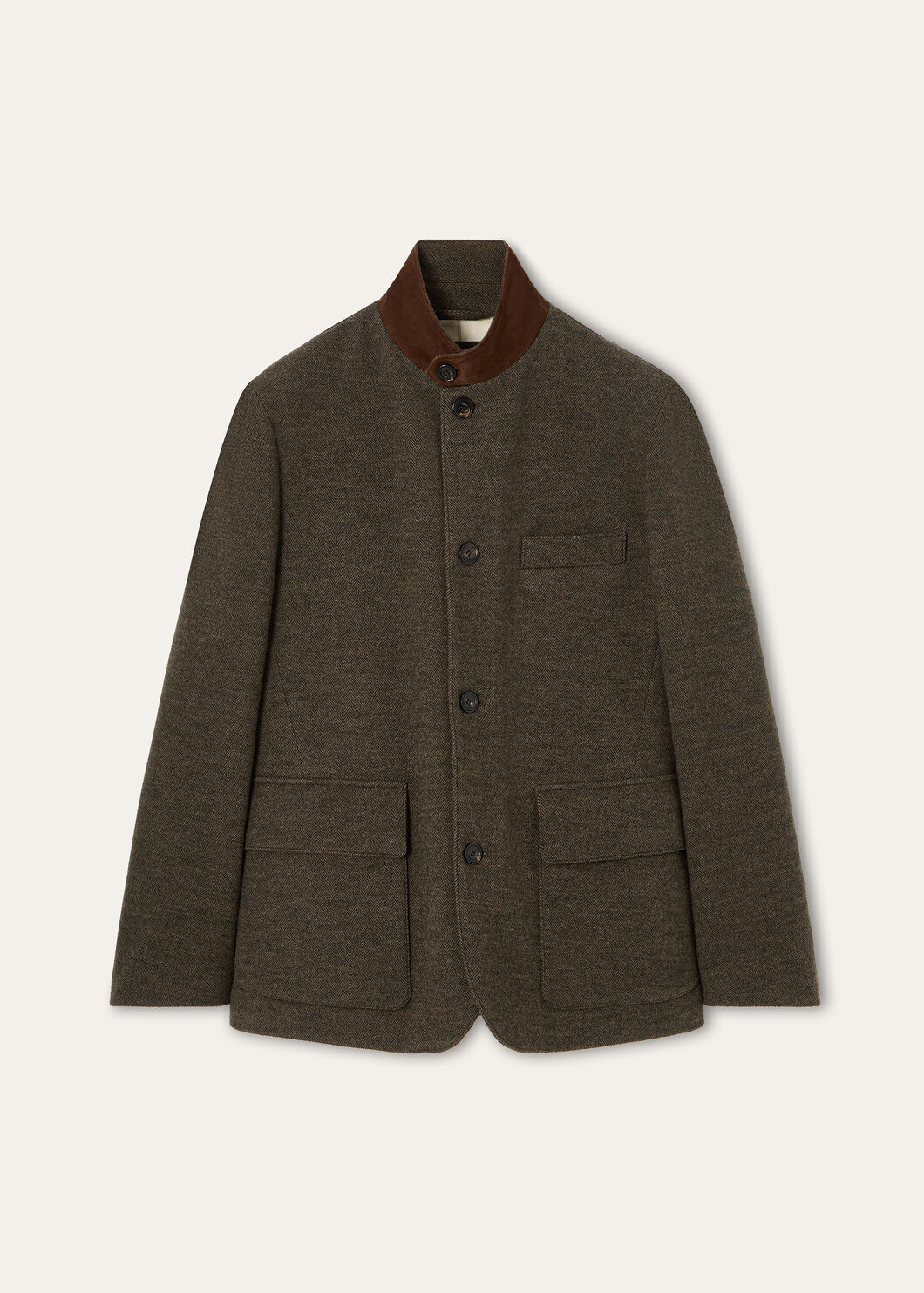 ROADSTER SB JACKET JERSEY WOOL CHEVRON