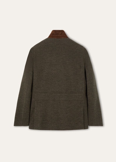 ROADSTER SB JACKET JERSEY WOOL CHEVRON
