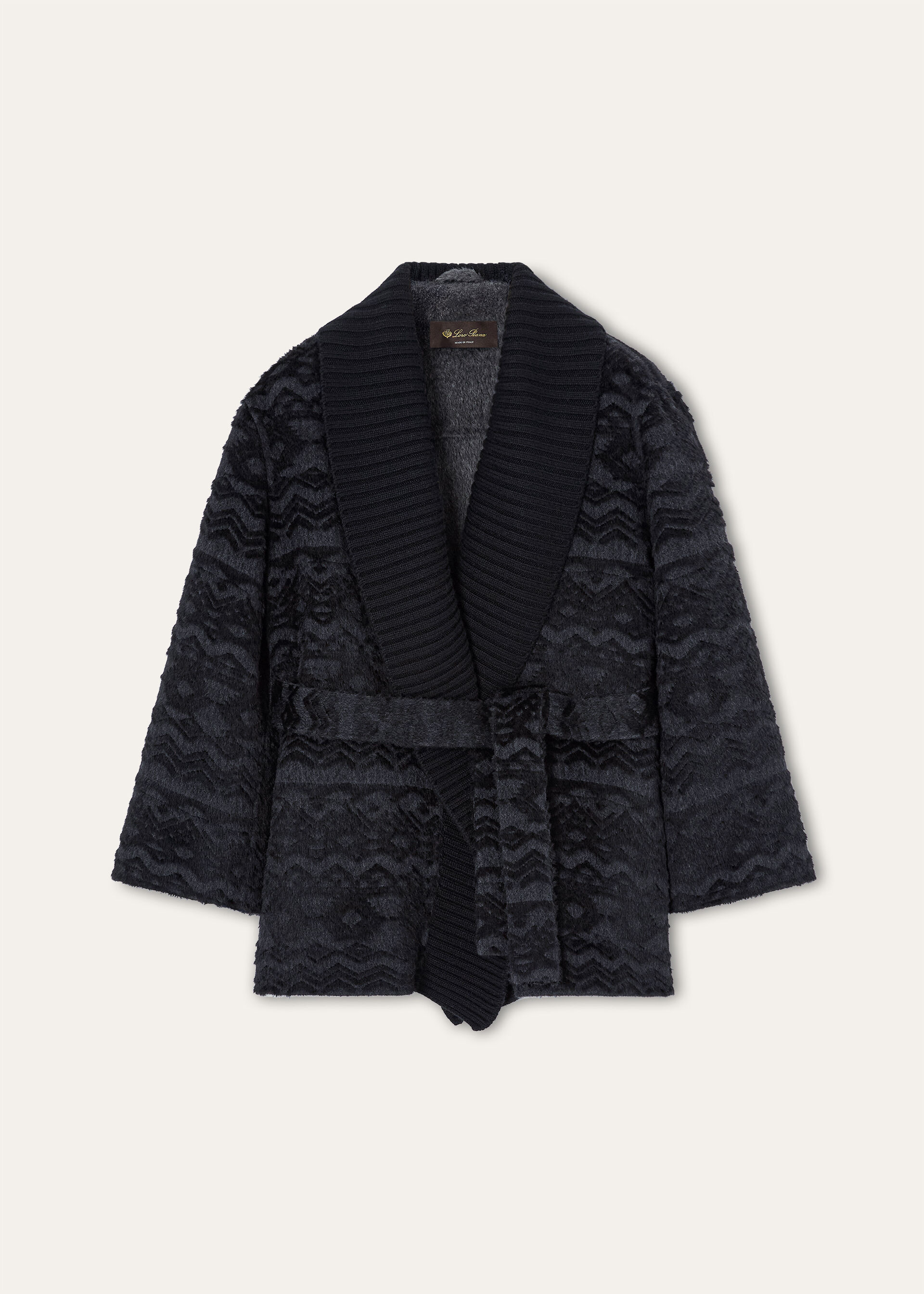 MARTIN DB COAT DOUBLE ALPACA JACQUARD