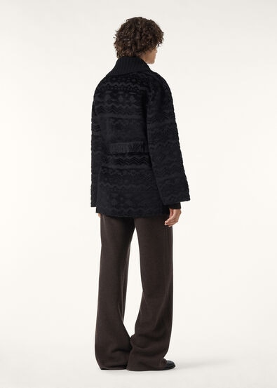 MARTIN DB COAT DOUBLE ALPACA JACQUARD