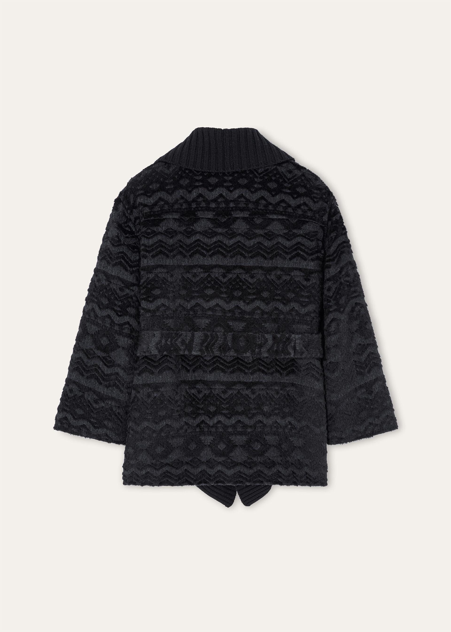 MARTIN DB COAT DOUBLE ALPACA JACQUARD