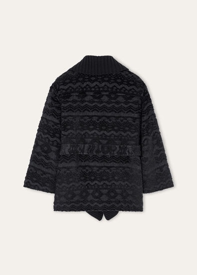 MARTIN DB COAT DOUBLE ALPACA JACQUARD