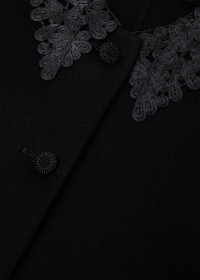 SUSANNA EMBR. SB JACKET FLORAL RIBBON FILIGREE