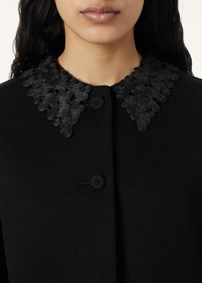 SUSANNA EMBR. SB JACKET FLORAL RIBBON FILIGREE