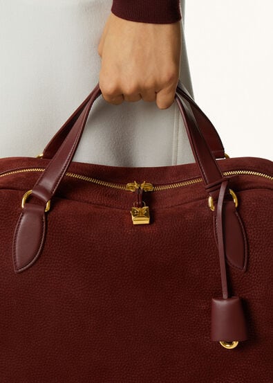 NEEDLE MEDIUM GRAINED NUBUCK/ROUNDED LTH