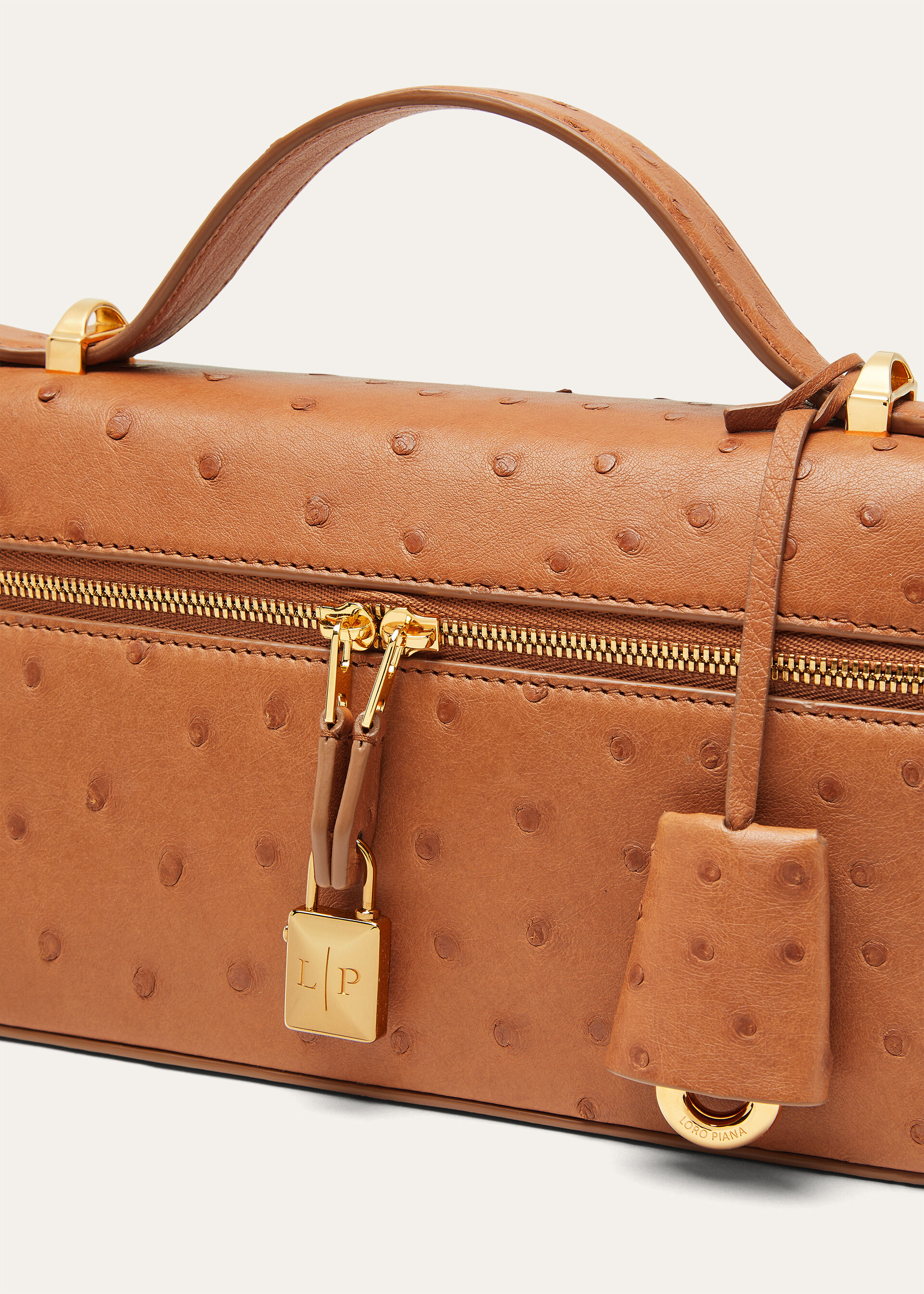 EXTRA BAG L23 OSTRICH SADDLE FINISH