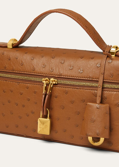 EXTRA BAG L23 OSTRICH SADDLE FINISH