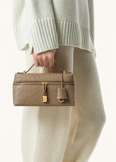 EXTRA BAG L23 OSTRICH SADDLE FINISH