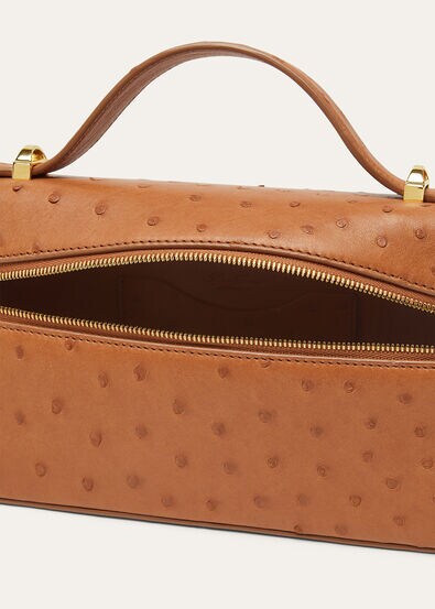 EXTRA BAG L23 OSTRICH SADDLE FINISH