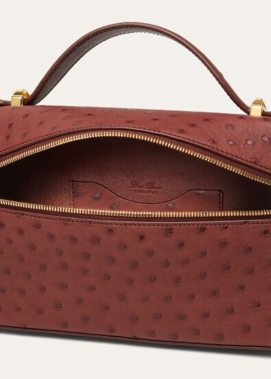 EXTRA BAG L23 OSTRICH SADDLE FINISH