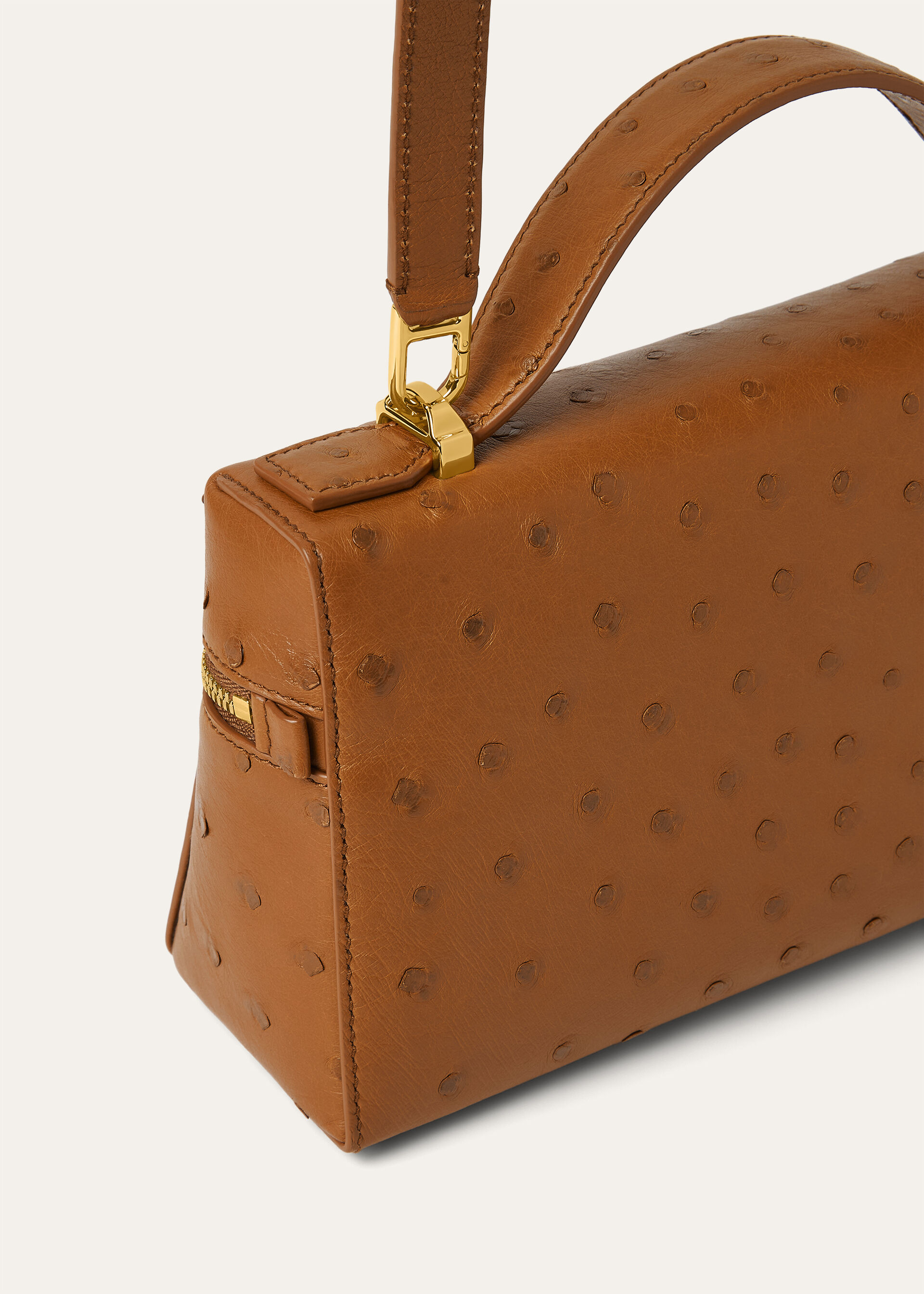 EXTRA BAG L23 OSTRICH SADDLE FINISH